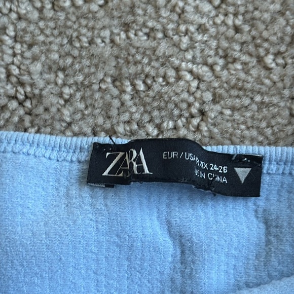 Zara Ribbed Crop Tank Top - Picture 3 of 3